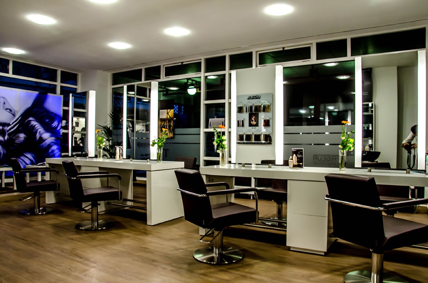 Styling-Bereich des Salons